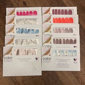 Pack of 10 Color Street Nails